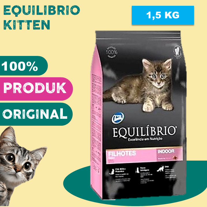 EQUILIBRIO KITTEN INDOOR 1,5KG FRESHPACK