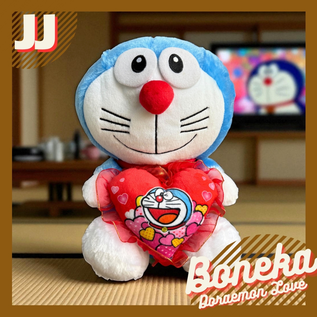 BONEKA DORAEMON DORAN LOVE 30 CM