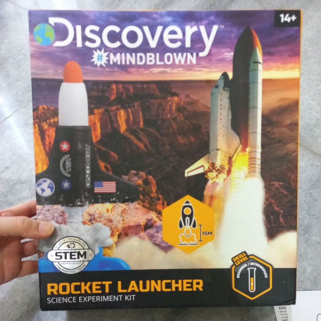 Discovery mindblown rocket launcer science experiment kit 14+