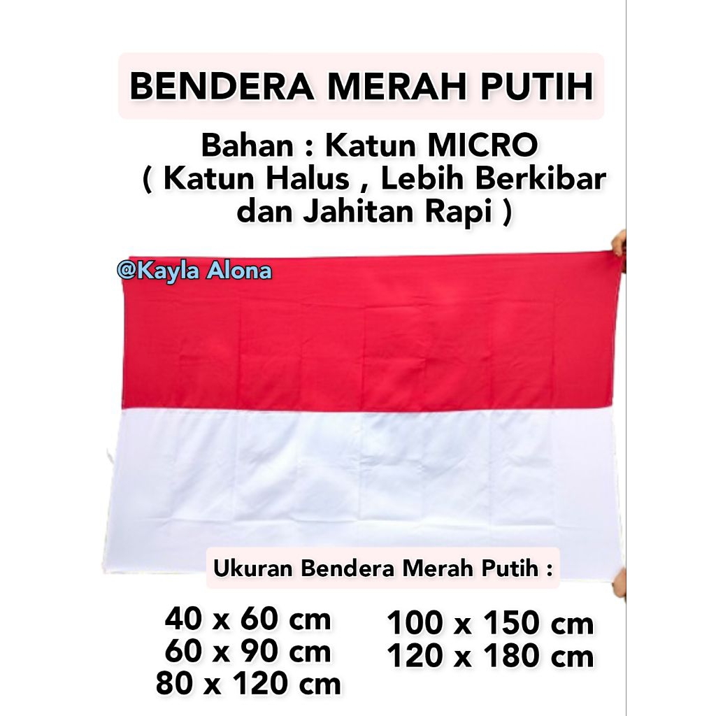 BENDERA MERAH PUTIH ( KATUN MICRO )