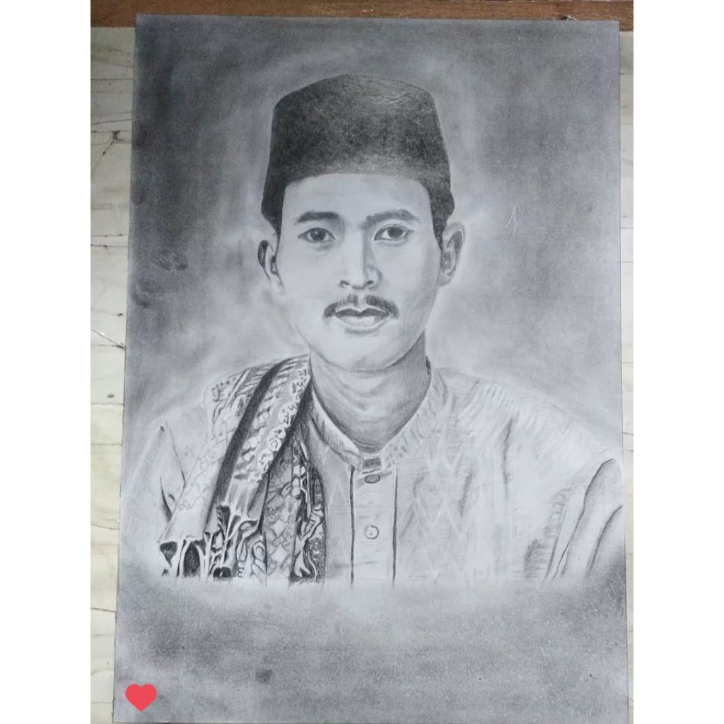 Sketsa Pria Muslim