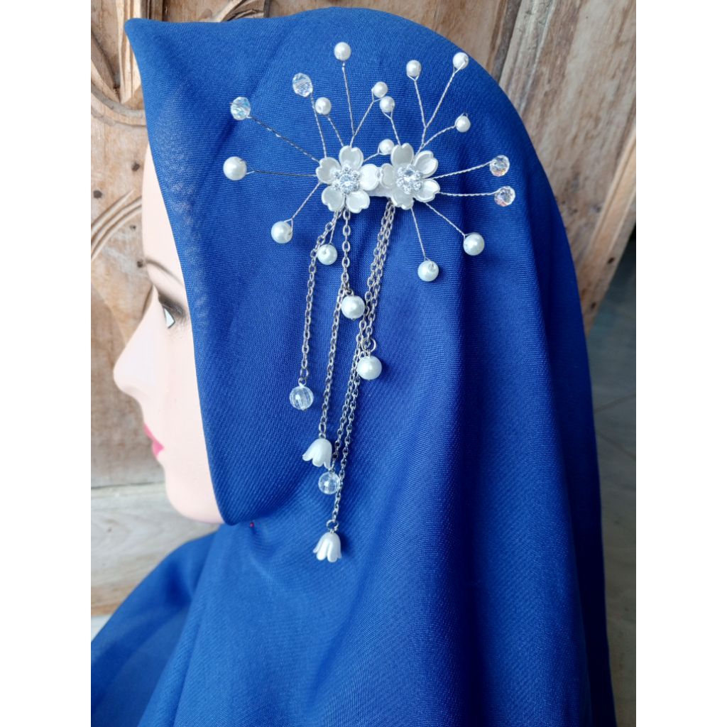 Bros juntai headpiece bunga