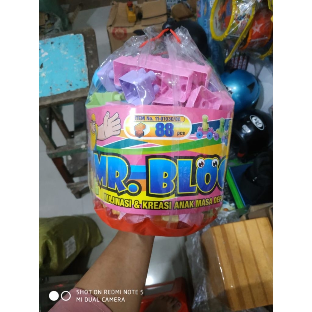 [ COD ] Mainan Anak Edukasi Mr Block 88pcs
