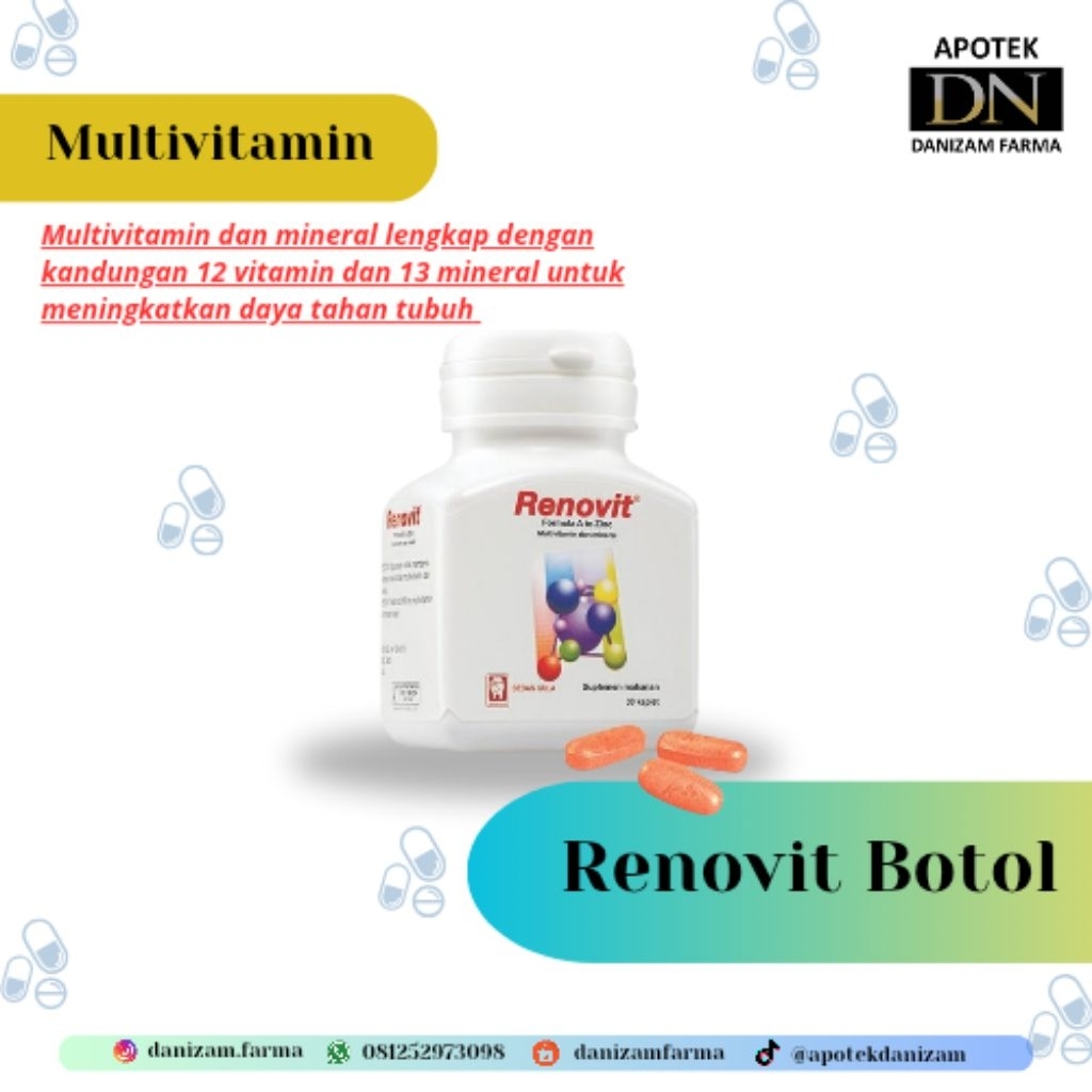 Renovit Botol isi 30 Tablet