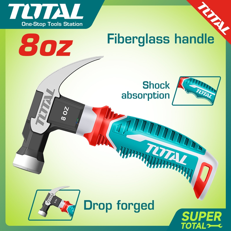 【TOTAL】Mini claw hammer THCH61008D