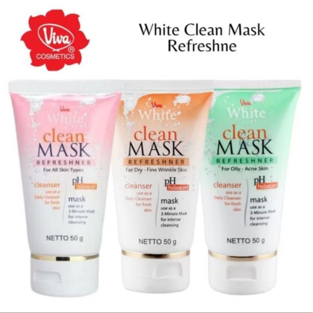 VIVA White Clean Mask Refreshner 50gr