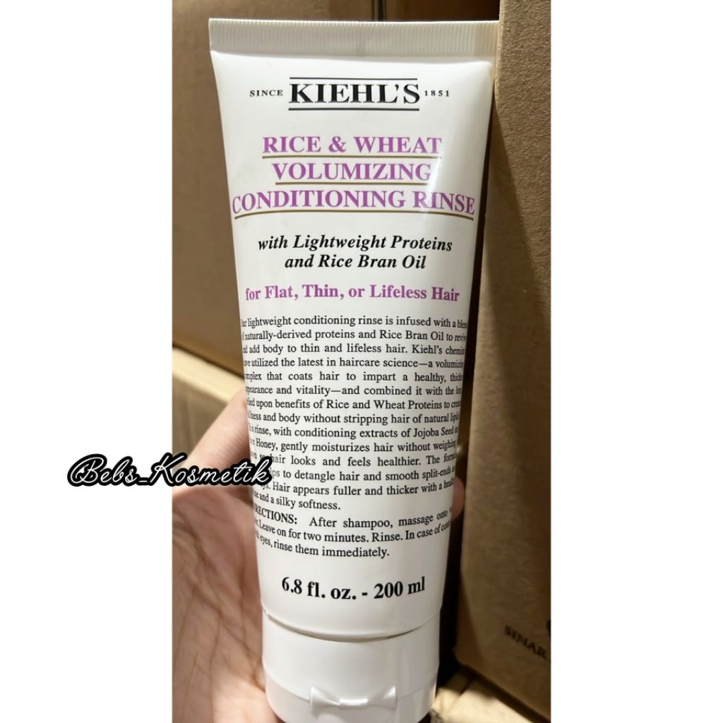 Rice and Wheat Volumizing Conditioning Rinse Size 200ml