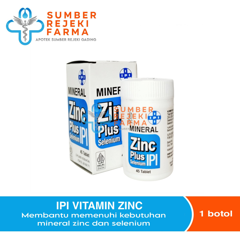 IPI Mineral Zinc Plus Selenium (45 Tablet)