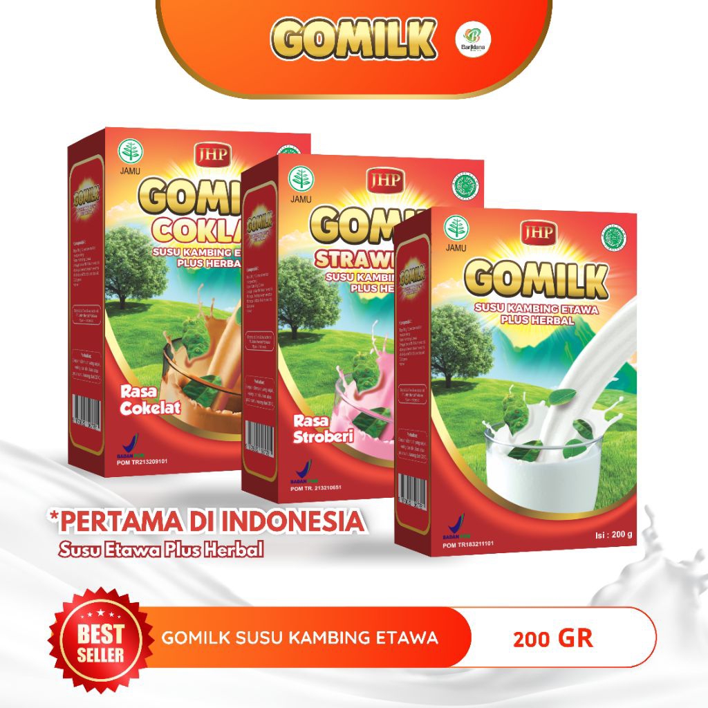 GOMILK susu kambing plus herbal