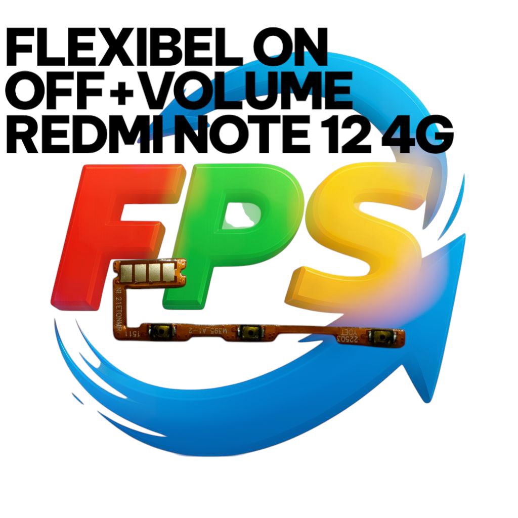 FLEXIBEL ON OFF+VOLUME REDMI NOTE 12 4G