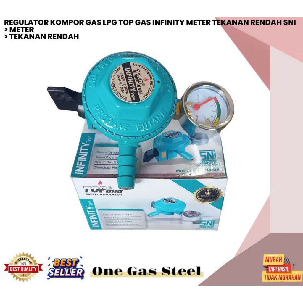 regulator top gas infinity SNI