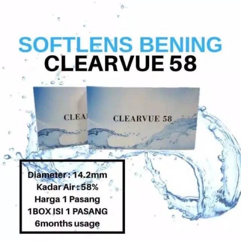 Softlens bening CLEARVUE 58
