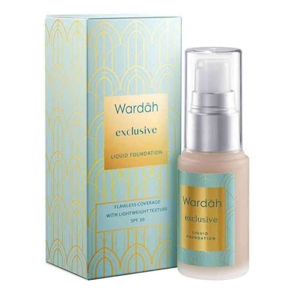 wardah Exclusive Liquid Foundation Spf 30