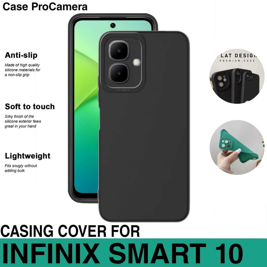 SOFT CASE INFINIX SMART 10 CASE LIQUID PRO CAMERA SQUARE SILICONE CASING COVER