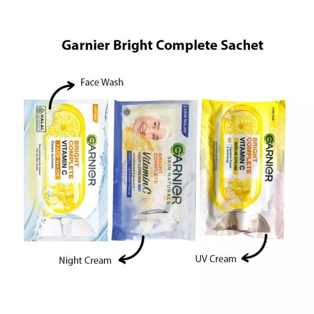 GARNIER SACHET BRIGHT COMPLETE DAN SAKURA