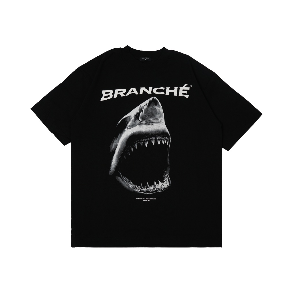 Branché Oversize Tshirt Shark Black