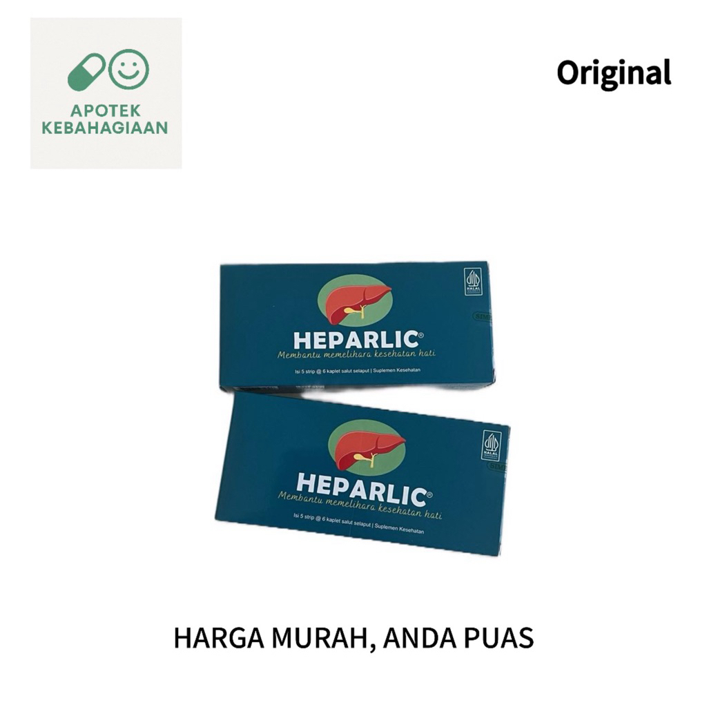 Heparlic Box Isi 30 Tablet Vitamin Suplemen