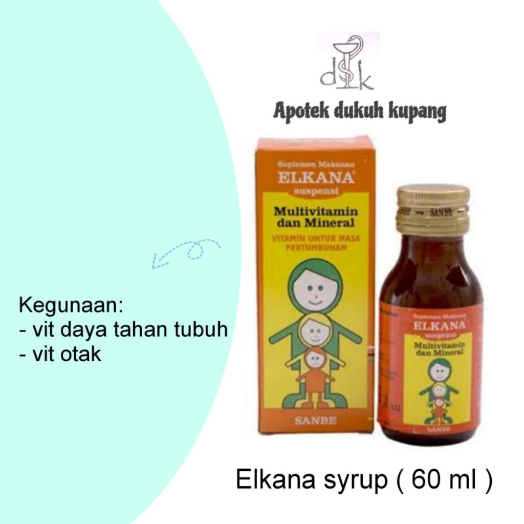 Elkana syrup 60 ml multivitamin.