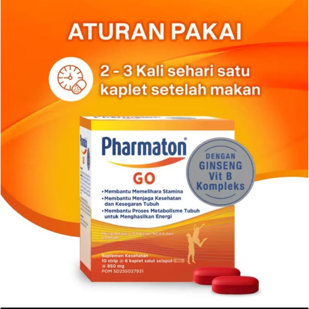 PHARMATHON GO FORMULA  Strip @ 6 kaplet