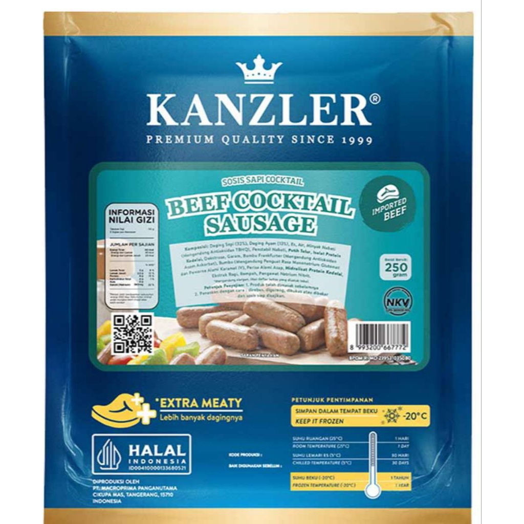 KANZLER Beef Sausage