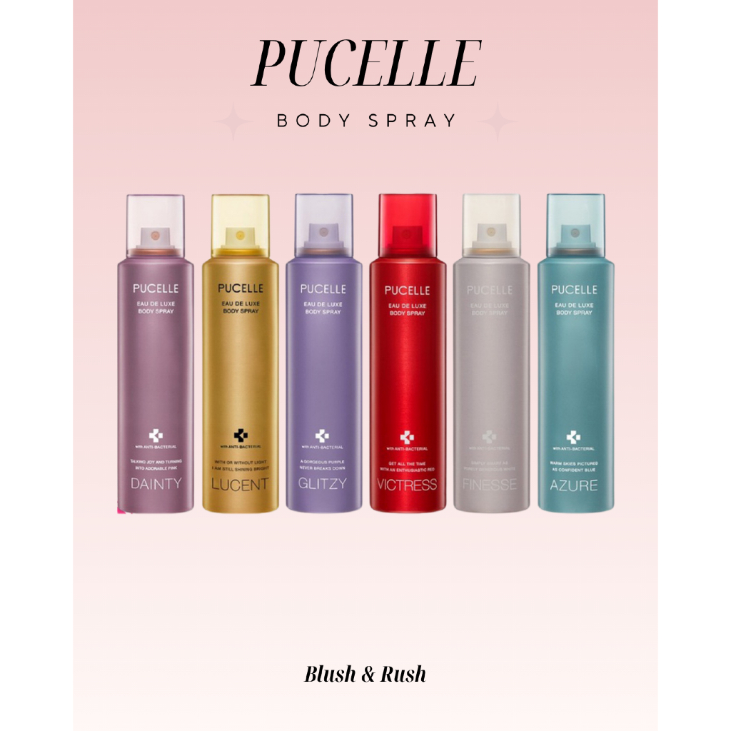 Pucelle Eau De Luxe Body Spray Long Lasting