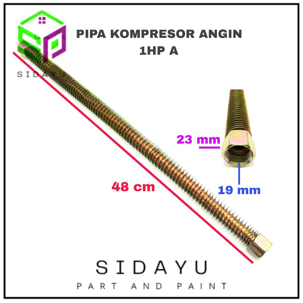 Pipa Kompresor Angin 1HP A