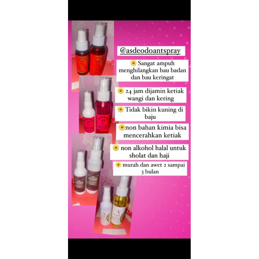 As deodoranspray