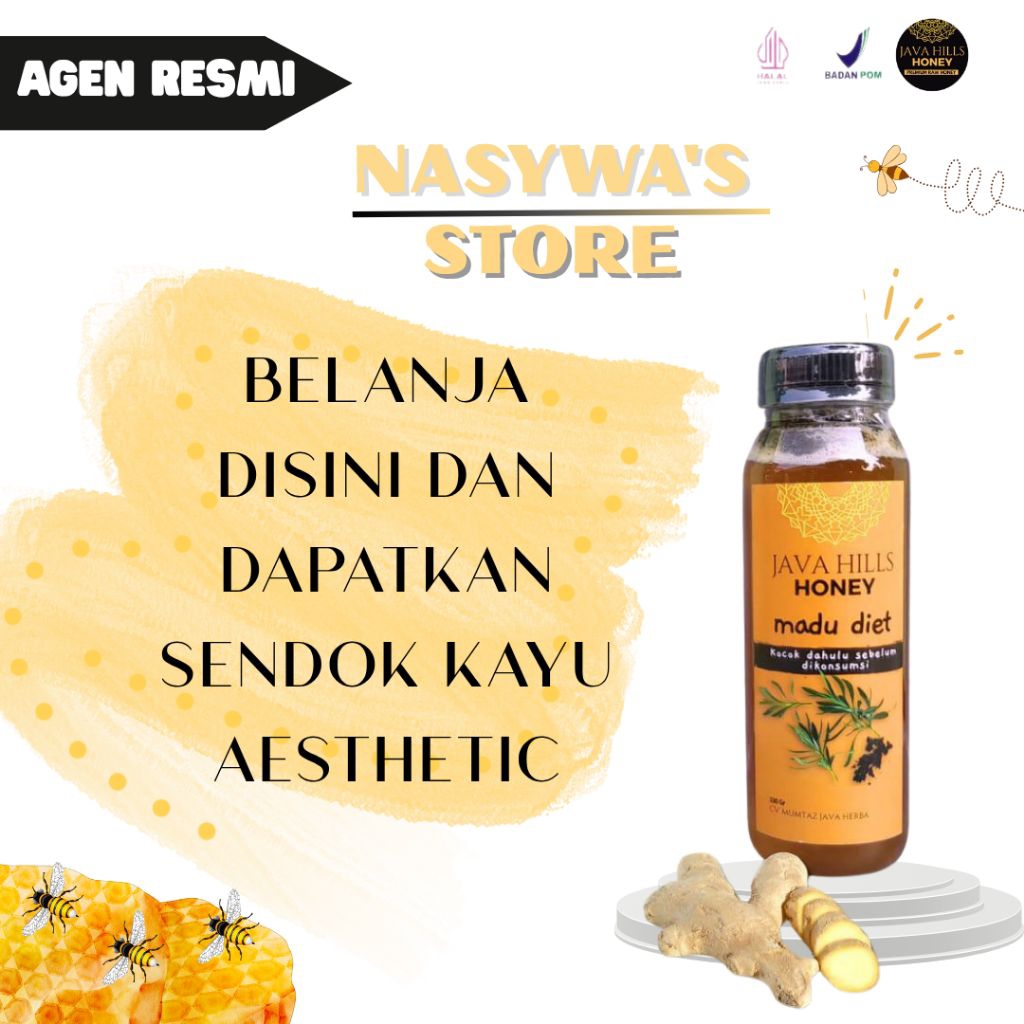 Madu Java Hills Honey Premium Raw Honey||Madu Diet