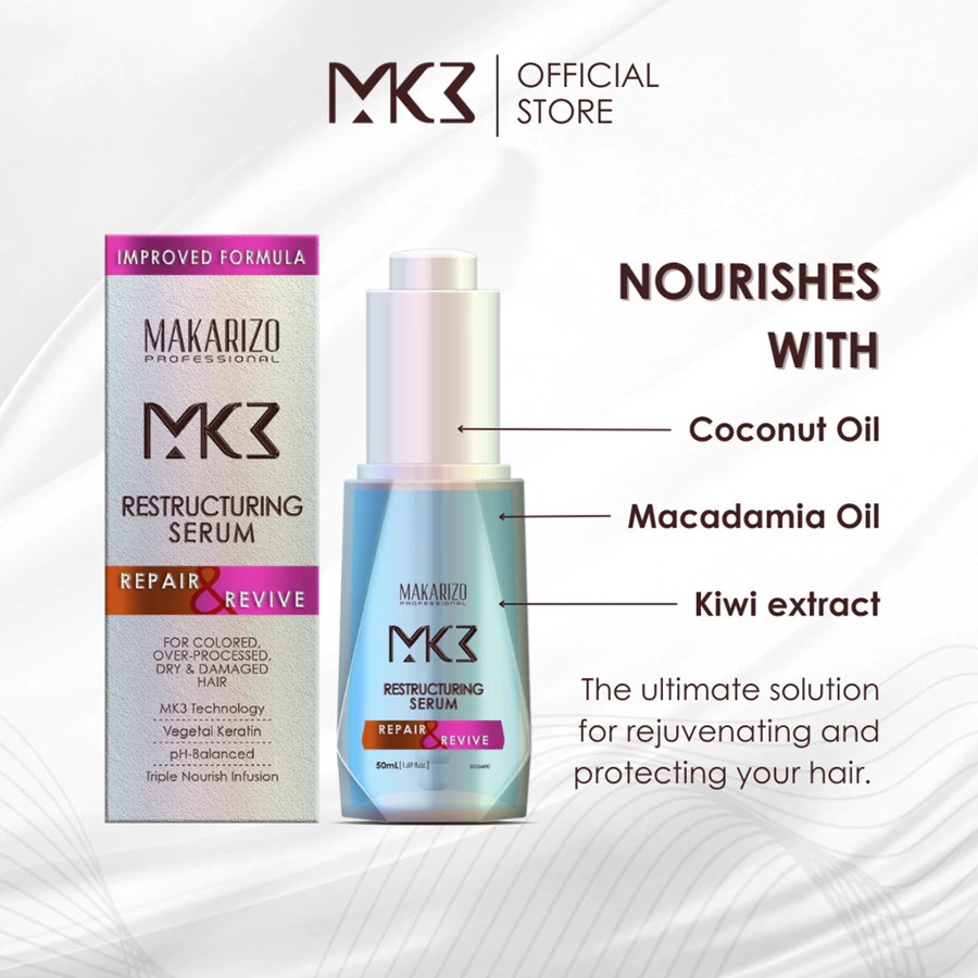 Makarizo Professional MK3 Restructuring Serum Bottle 50ml