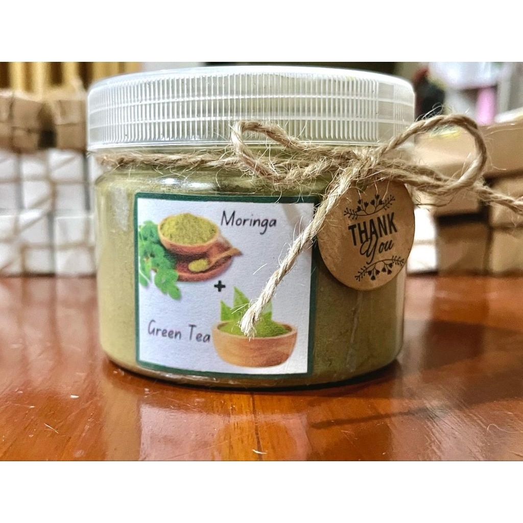 Masker Kelor dan Greentea