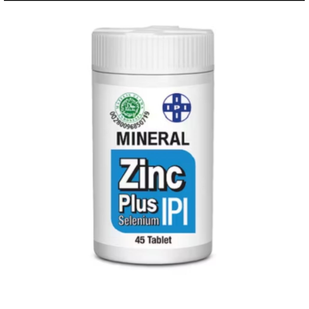 Ipi Mineral Zinc Plus Selenium Botol 45 Tablet
