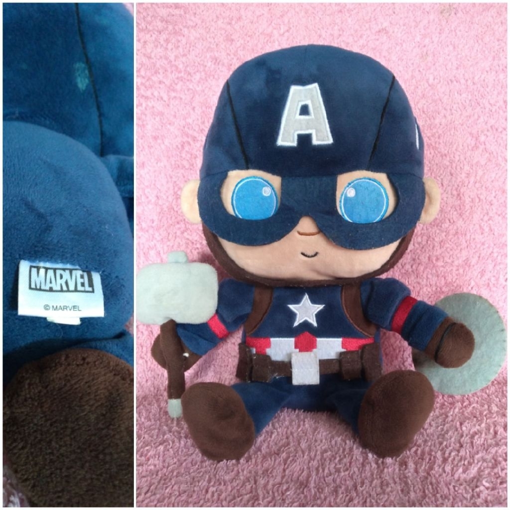 PRELOVED boneka CAPTAIN AMERIKA original MARVEL