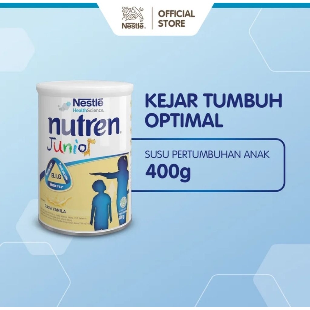 NUTREN JUNIOR KALENG 400GR DAN 800Gr