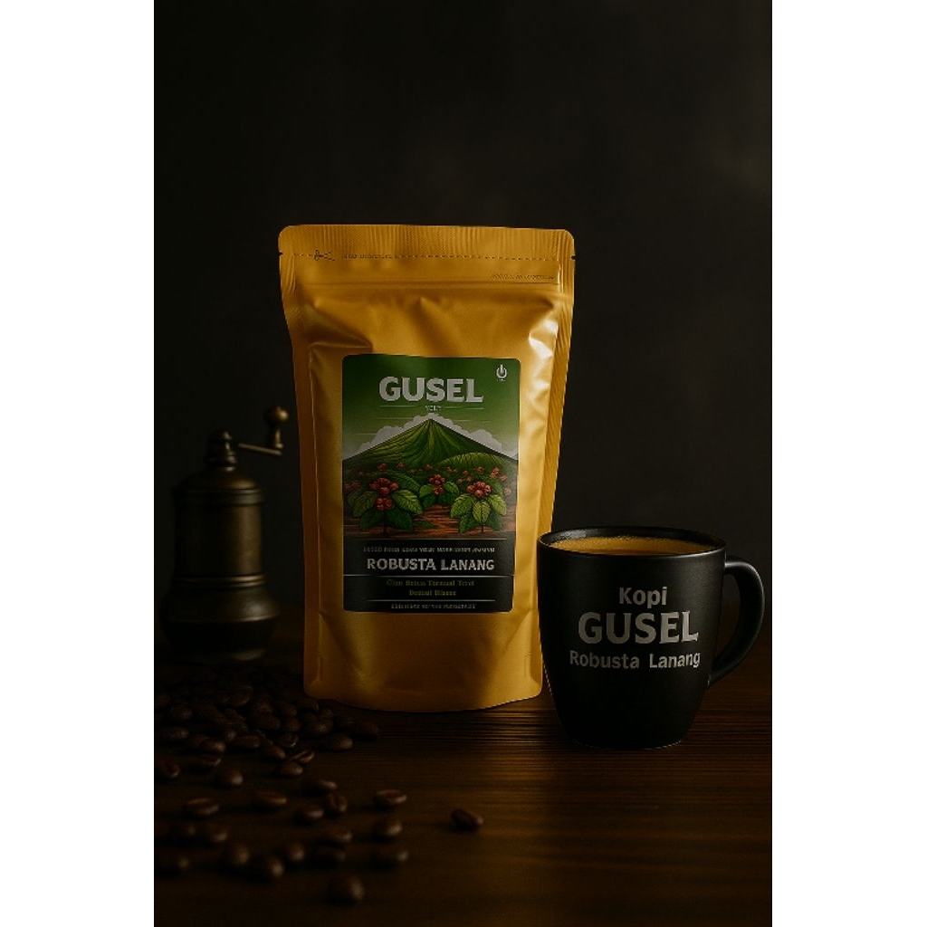Kopi Gusel Robusta Lanang 100gr