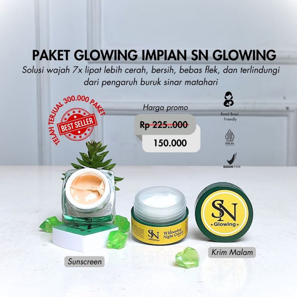 paket glowing impian SN GLOWING