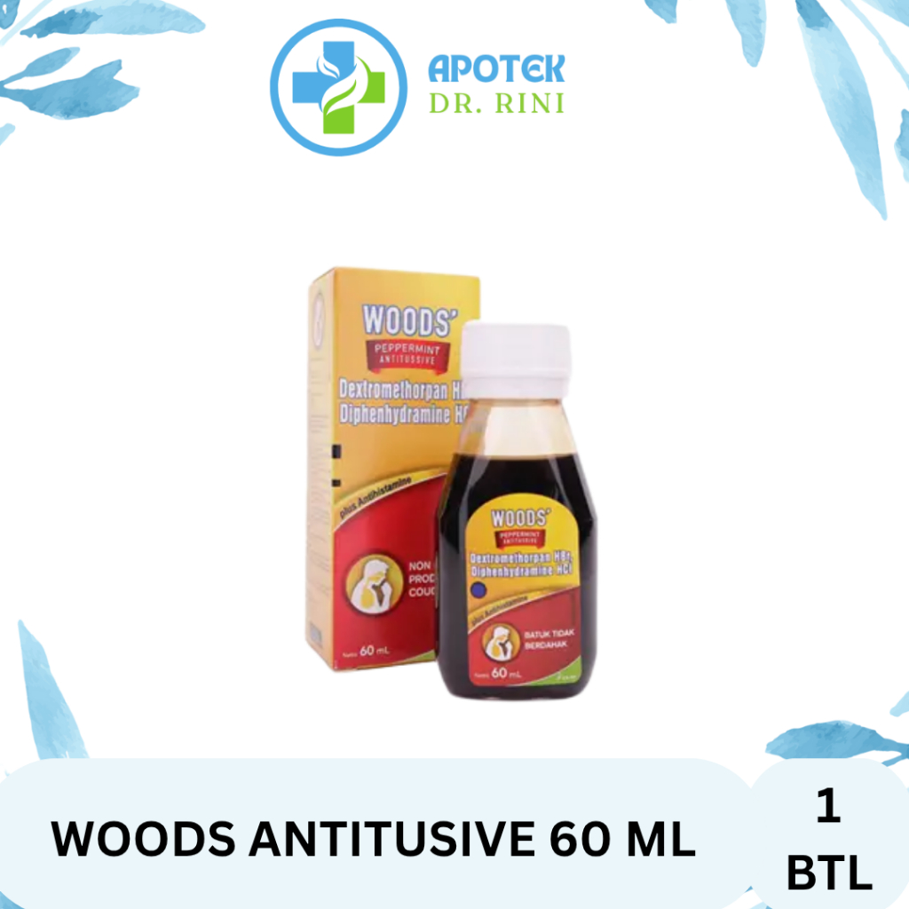 WOODS ANTITUSIVE 60 ML // BOTOL