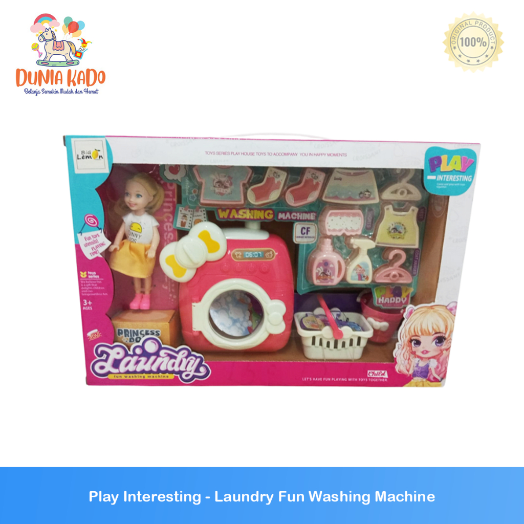 Play Interesting - Laundry Fun Washing Machine