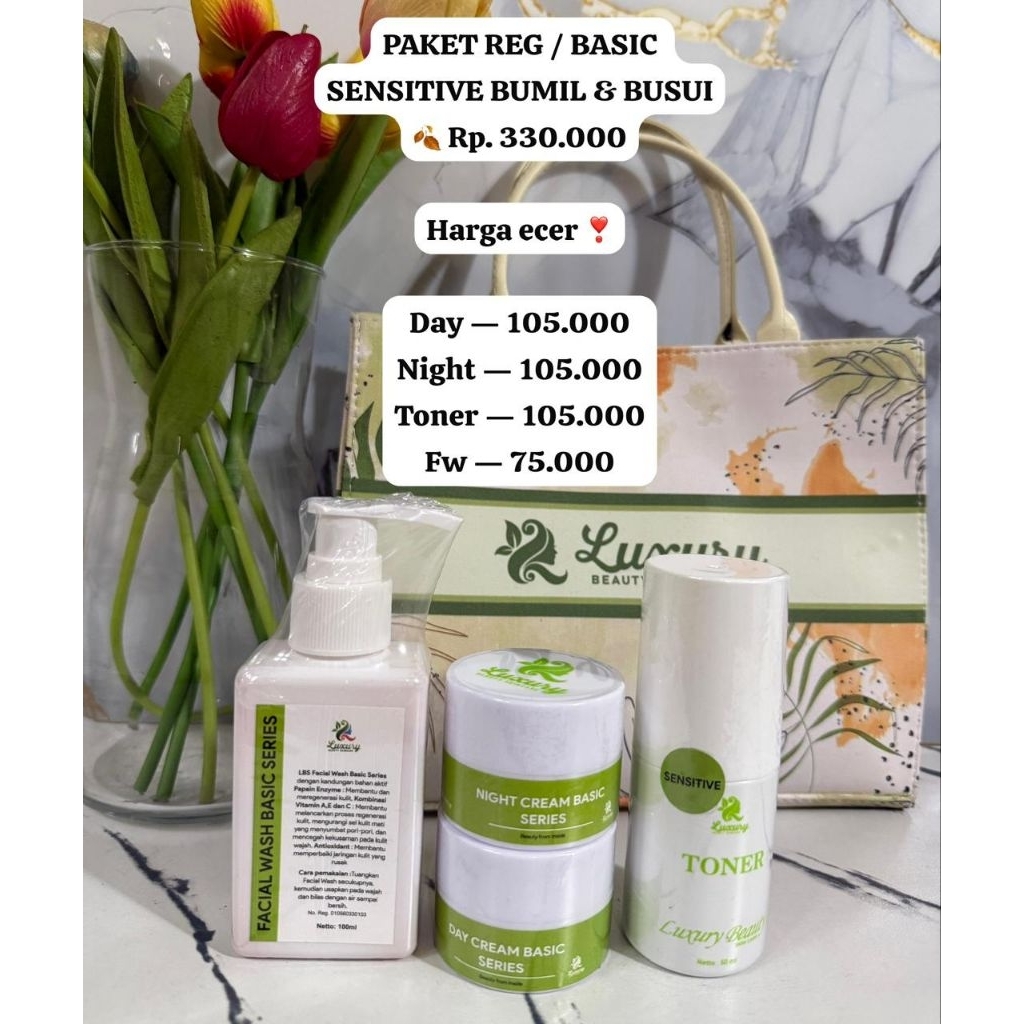 [ Wajak ] Luxury Beauty (ORIGINAL) Paket reguler basic