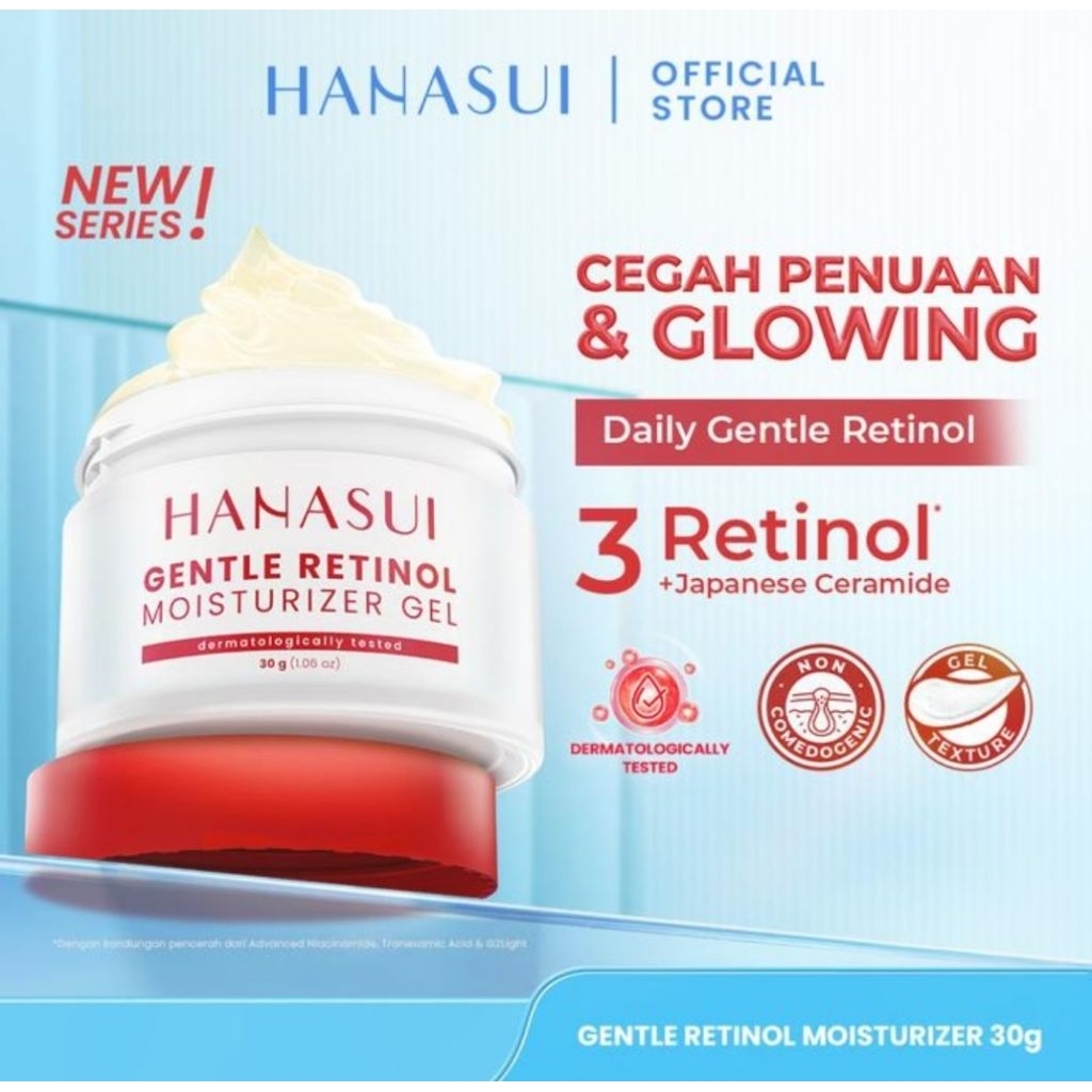 New Hanasui gel moisturizer 30gr