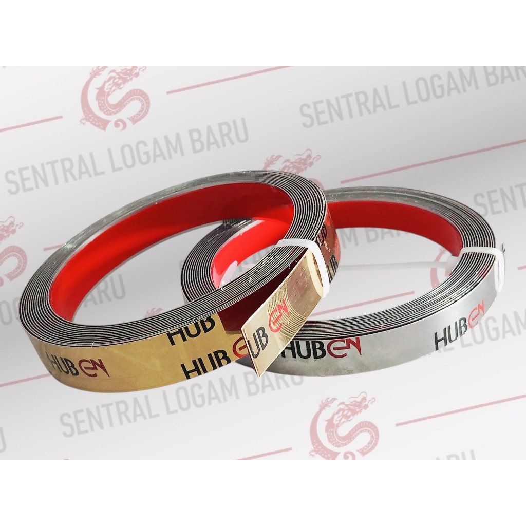 LIST PLAT STRIP STICKER SS