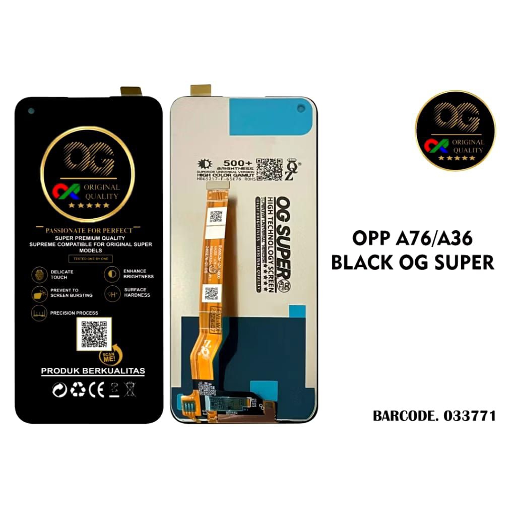 LCD TOUCHSCREEN OPPO A76 / A36 ORIGINAL FULLSET