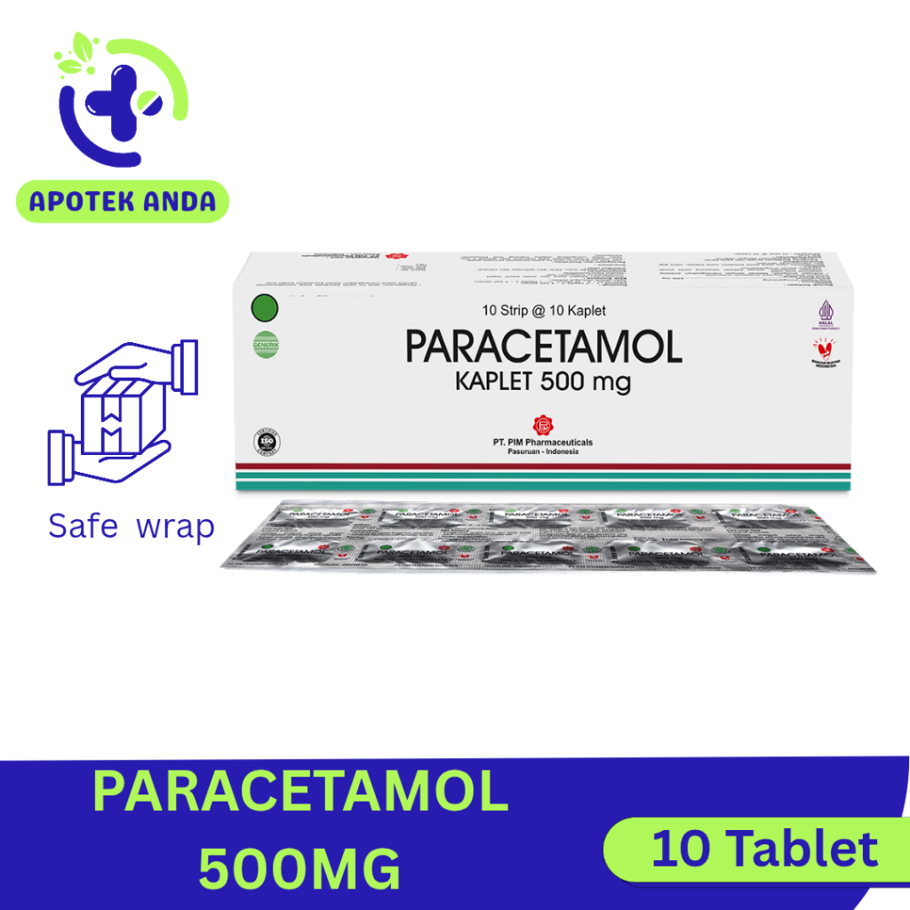 PARACETAMOL 500MG TABLET PERSTRIP