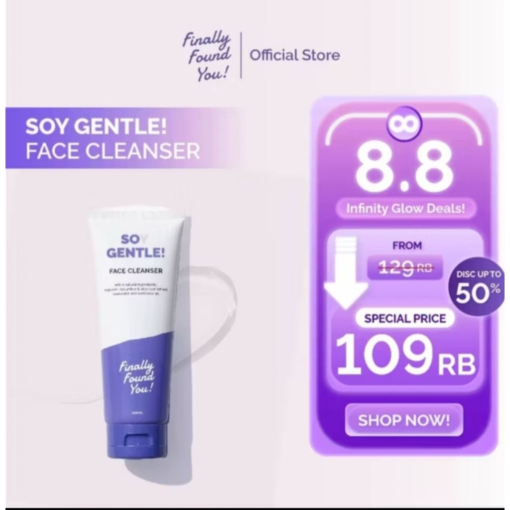 Finally found you SOY GENTLE! FACE CLEANSER