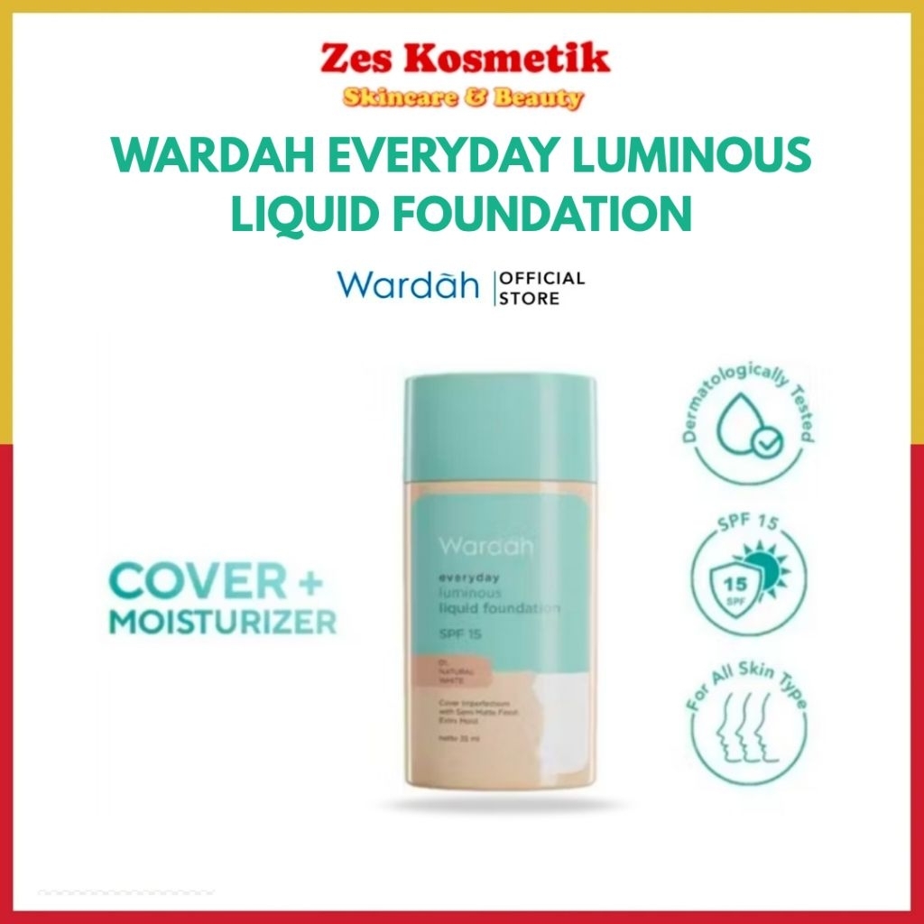 Wardah Luminous Liquid Foundation 40ML