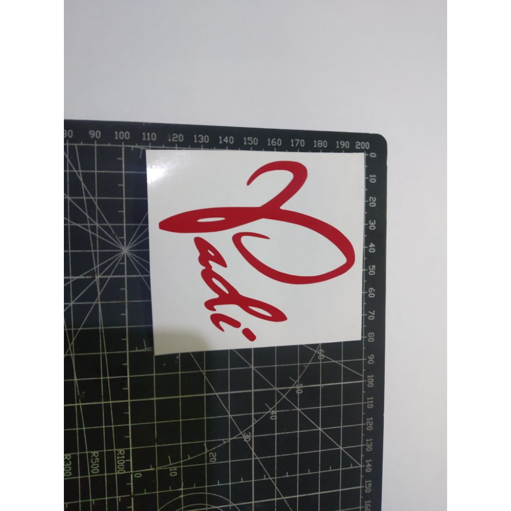 stiker cutting padi