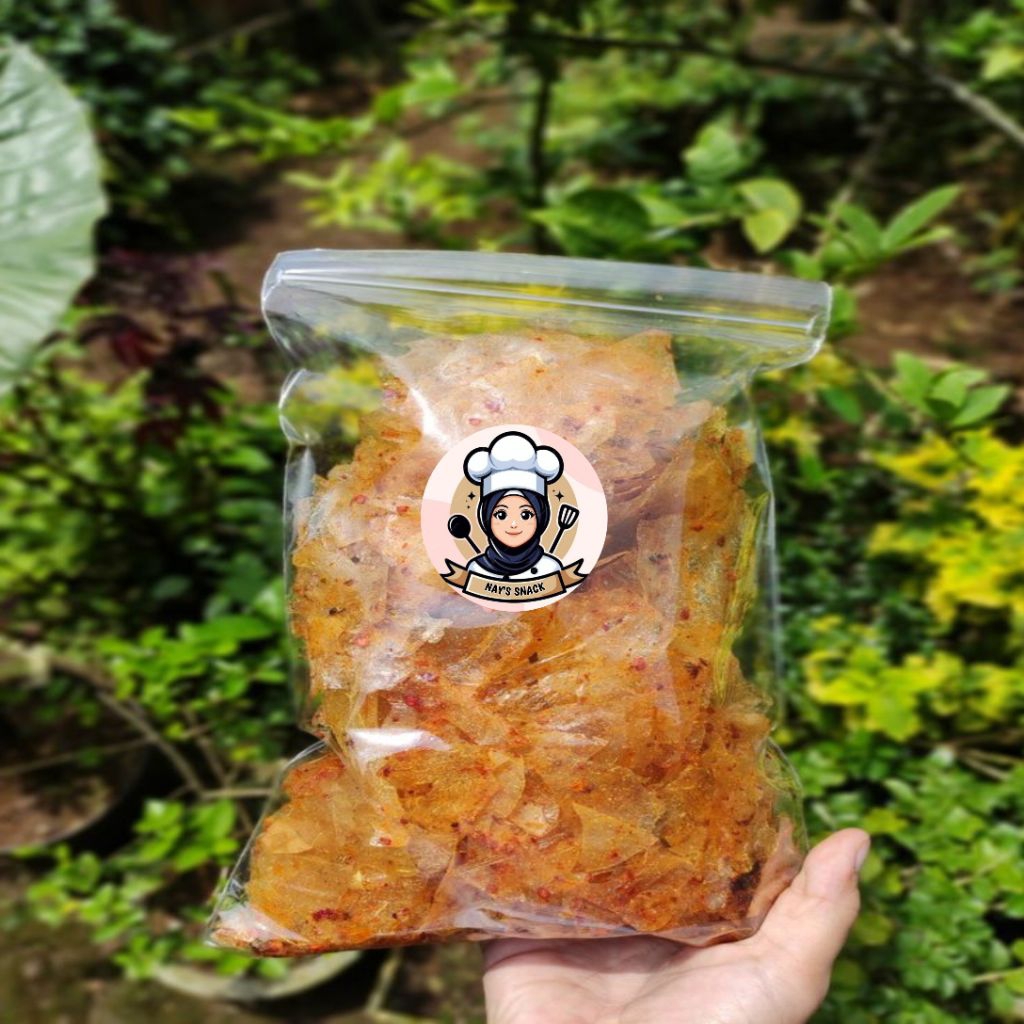 KERIPIK KACA PEDAS DAUN JERUK