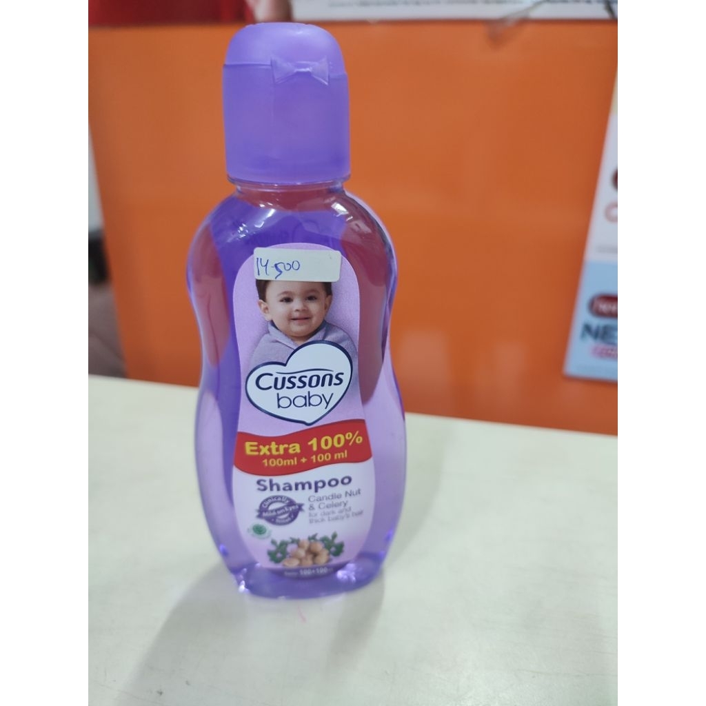 CUSSONS shampoo 100ml candle nut & celery