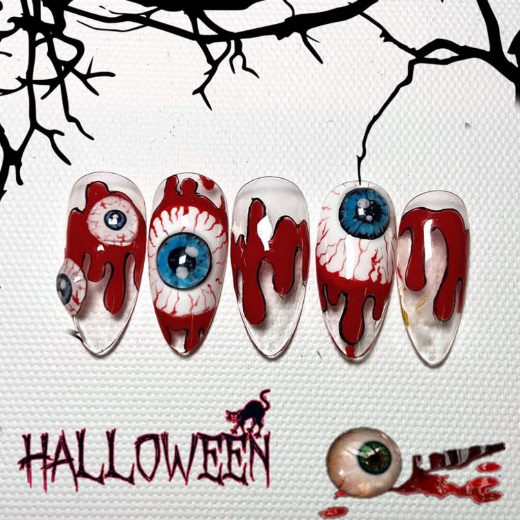 PRESS ON NAILS - CREEPY01