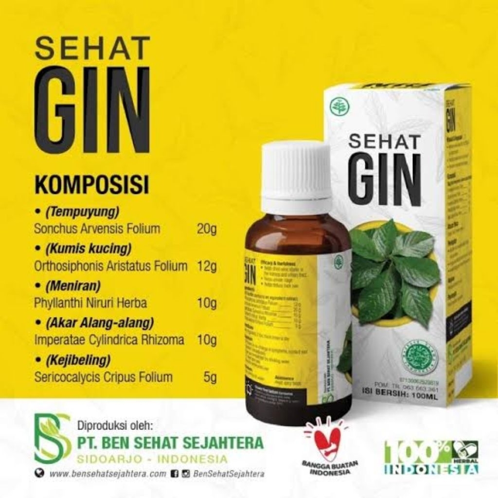 Sehat GIN Sirup 100ml & 300ml