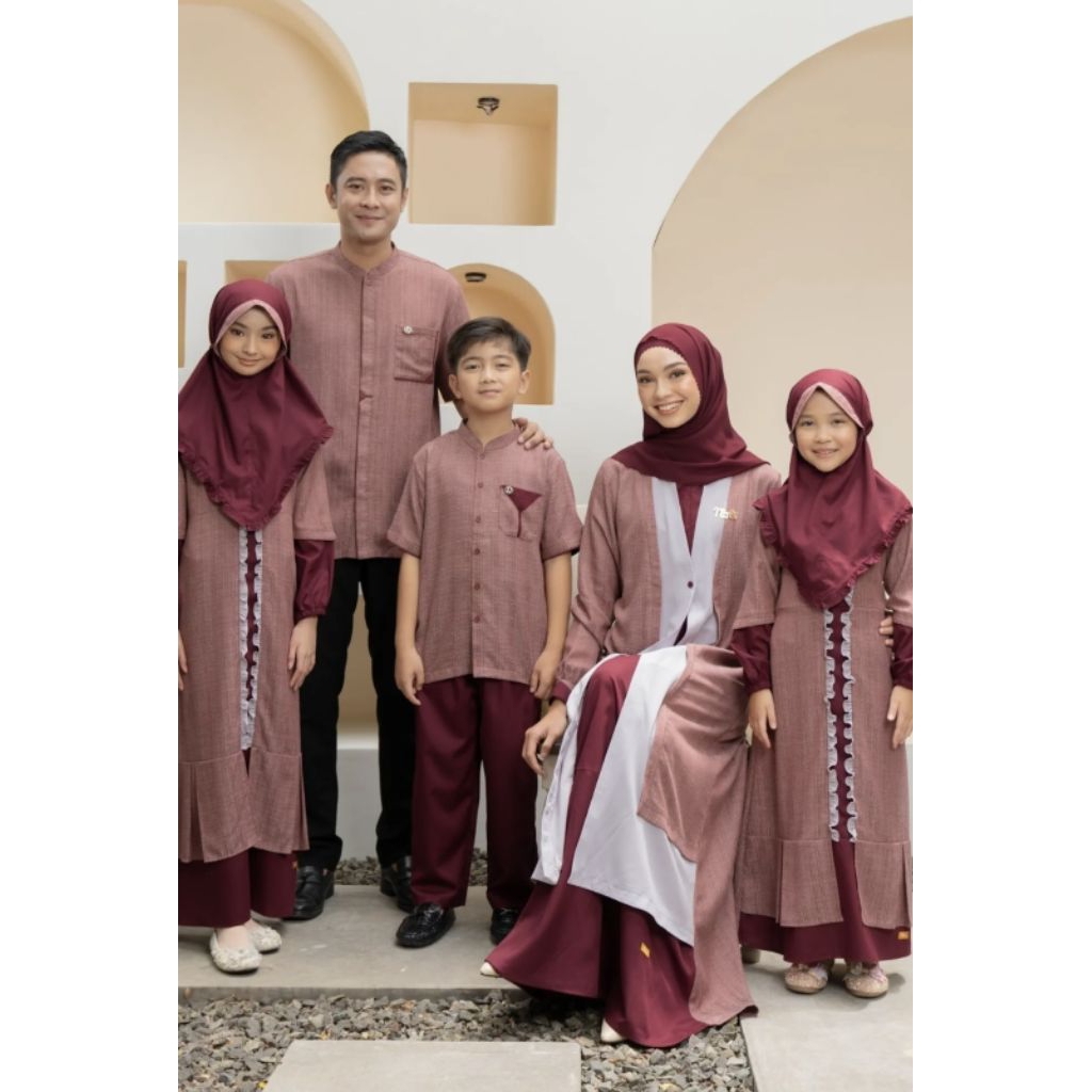 Gamis Mom Iffa Red Brick by Nibras